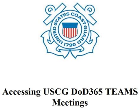 uscg dod 365